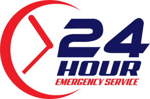 24 hour emergency service badge